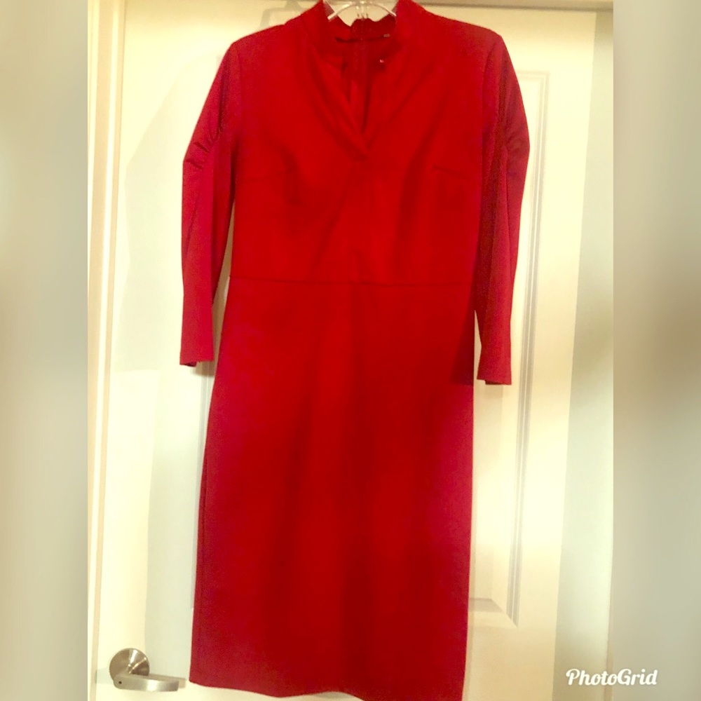 Formfitting Red Dress!